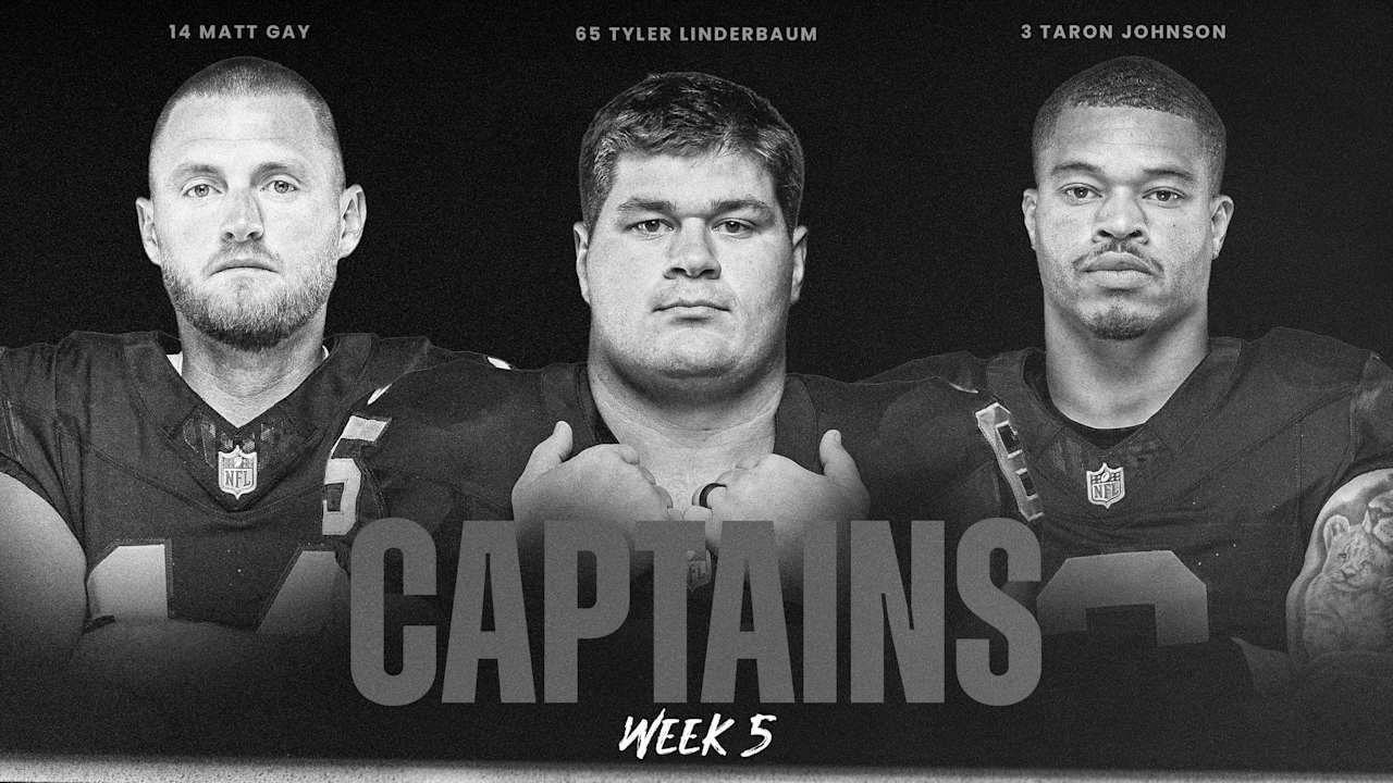Raiders name Week 5 captains for Patriots matchup