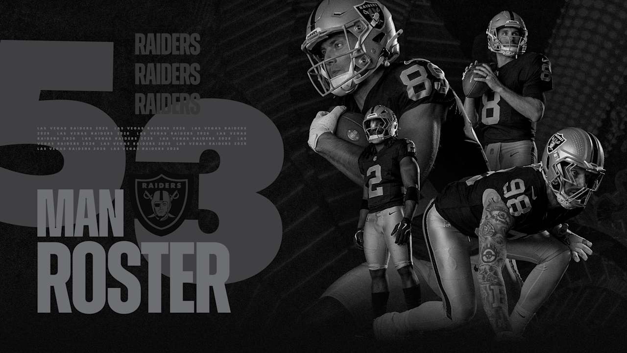 Raiders finalize initial 53-man roster for 2026 with a position-by-position look