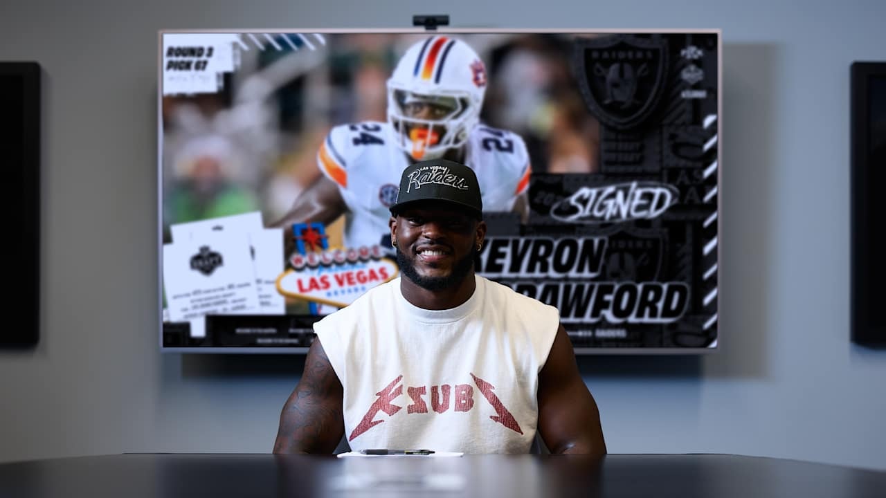 Raiders sign third-round pick DE Keyron Crawford as defensive line rotation adds depth