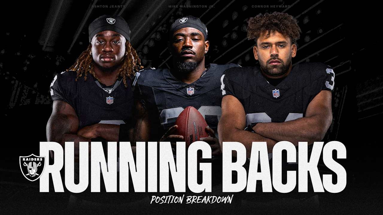 Raiders emphasize running-back versatility in 2026 camp preview, pointing to Ashton Jeanty’s role in the backfield