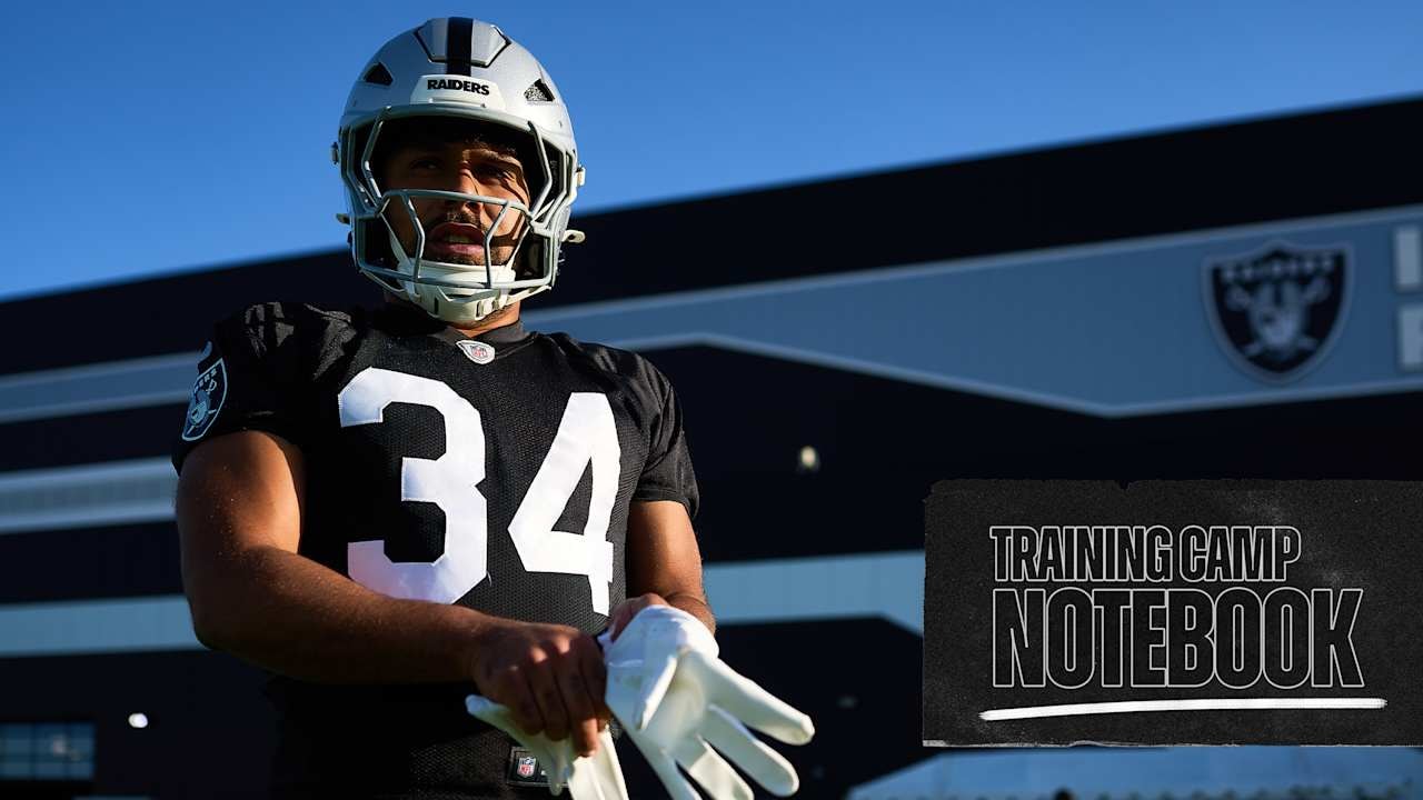 Raiders training camp notebook: Connor Heyward’s two-way usage highlights offense’s push for versatility