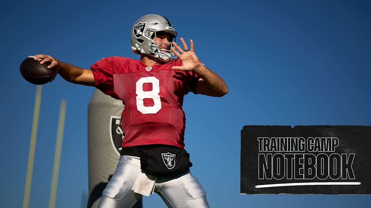 Training Camp Notebook 8/6: Kirk Cousins, Fernando Mendoza highlight Raiders work on day with restored intensity