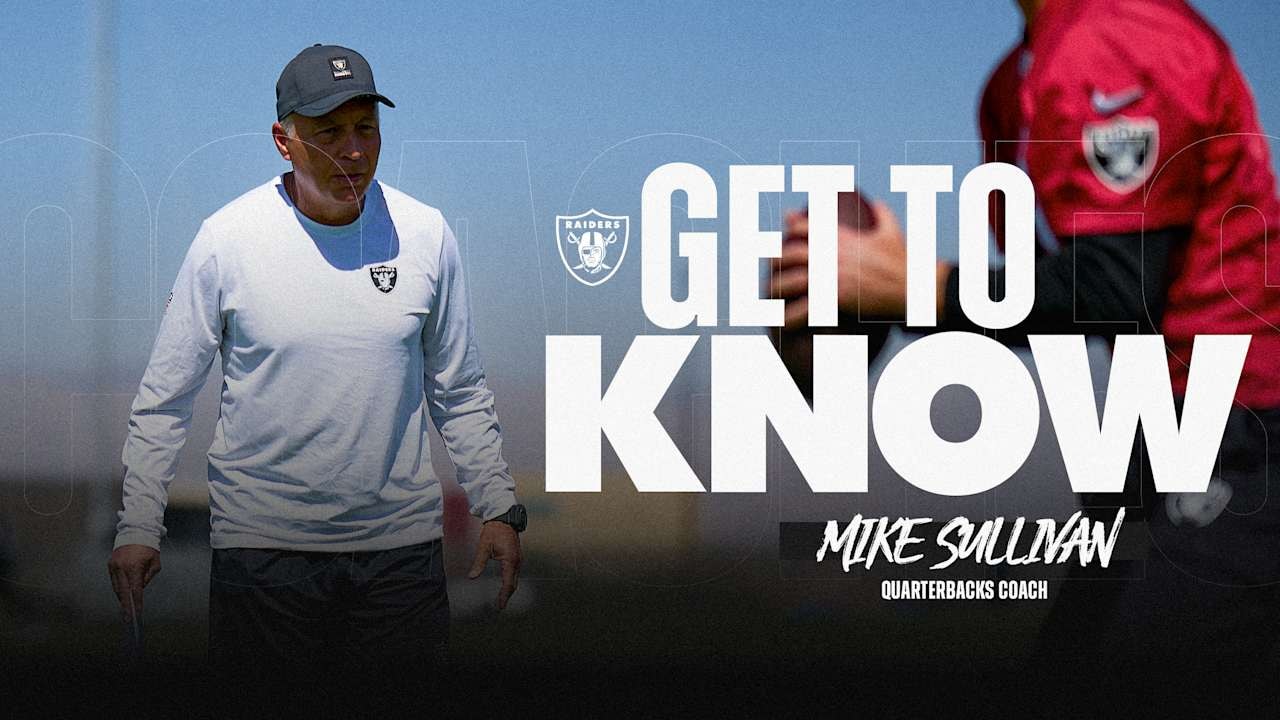 Raiders quarterbacks coach Mike Sullivan sets the tone for Kirk Cousins and Fernando Mendoza