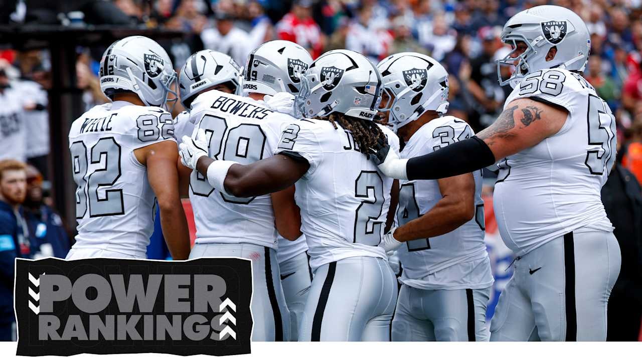 Raiders fall from early promise in latest power rankings after first major stumble