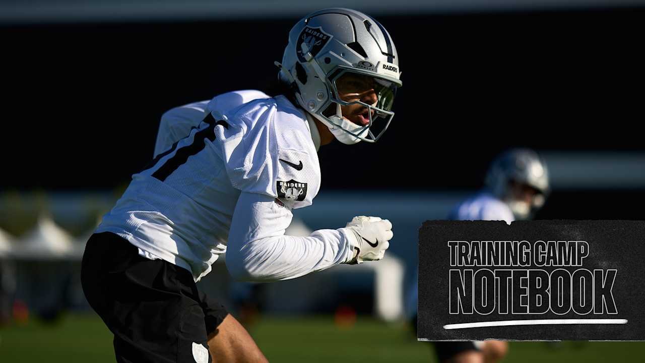 Training Camp Notebook: Raiders rookies log late-camp reps as practice shifts outside, then back inside