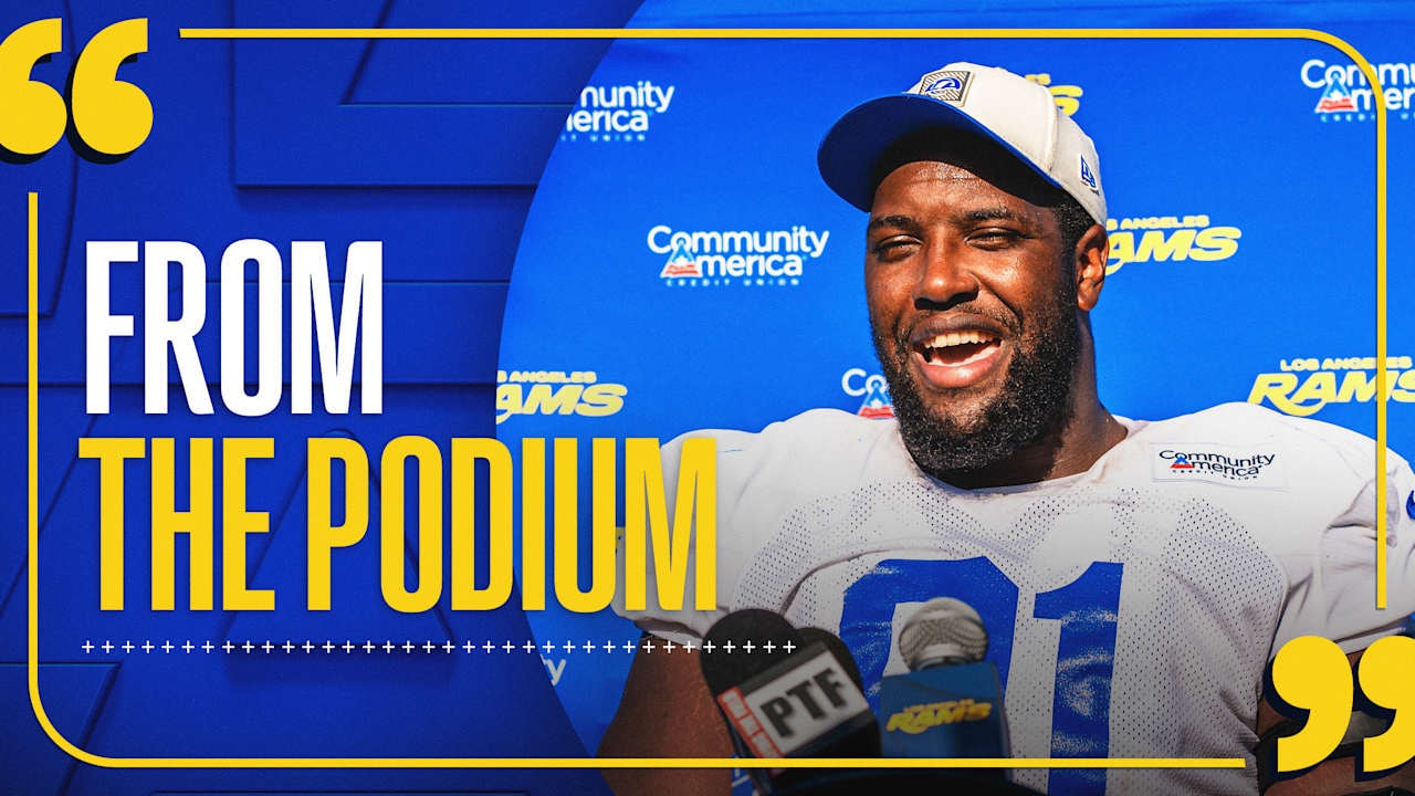 Rams kick off first padded practice of training camp, with McVay, Higbee and Turner weighing in on the “real football” feel