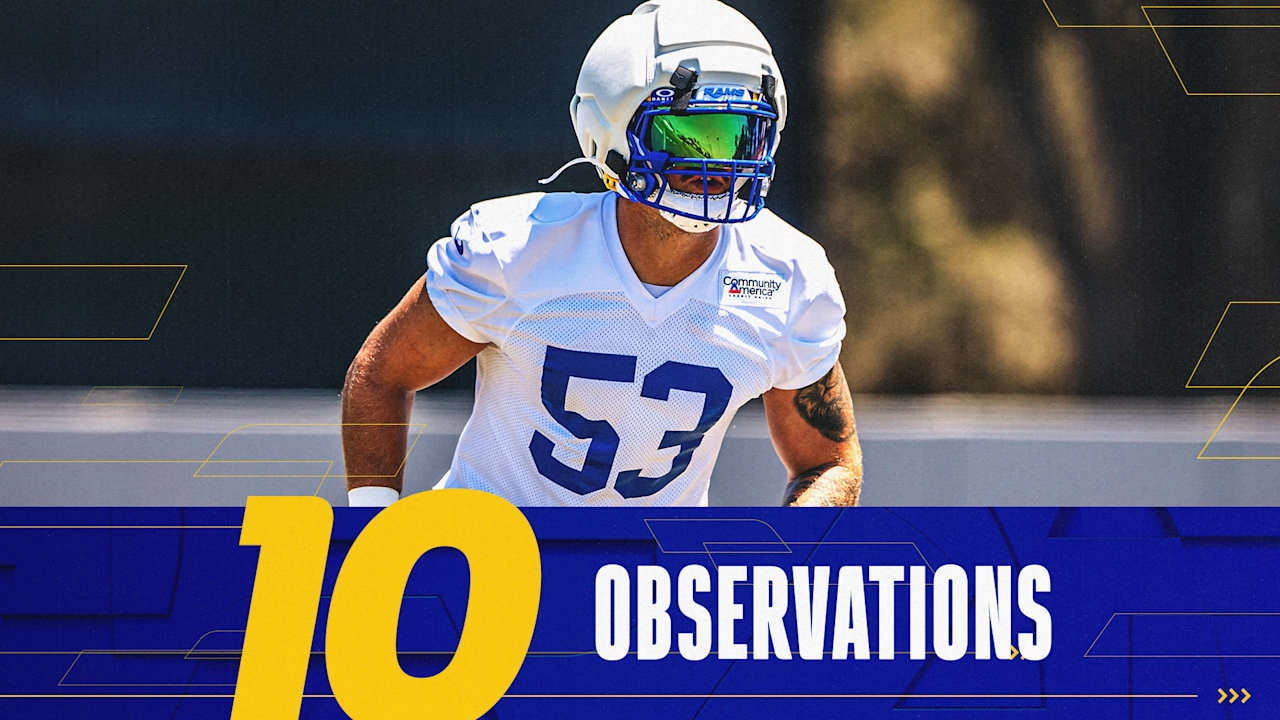 Rams Training Camp Day 4: Practice window narrows, situational work expands, receiver group stays in focus