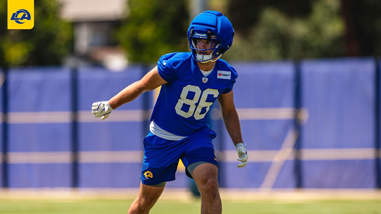 Rams’ training-camp focus shifts to rookie tight end Max Klare