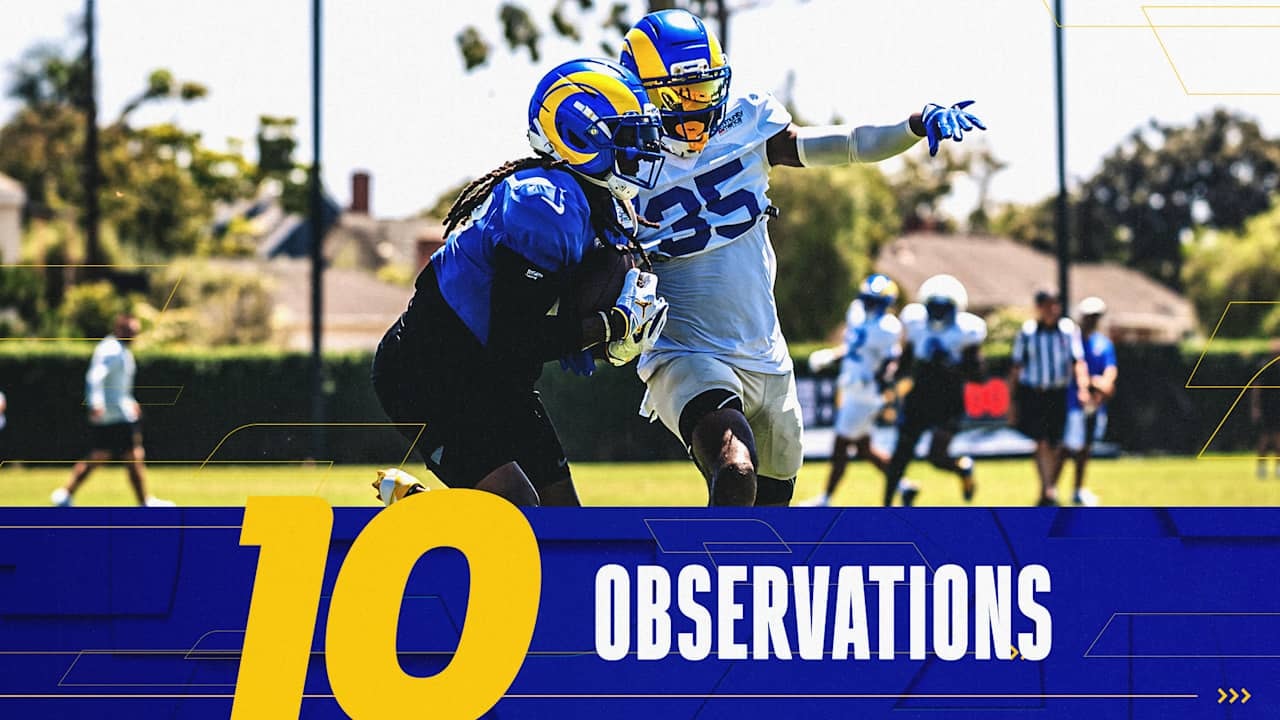 Rams Training Camp Day 8: First-team offense sparks, Bennett runs second-team spotlight at LMU