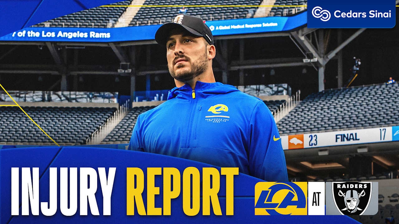 Rams list Puka Nacua and Trent McDuffie as questionable, Nate Landman out vs. Raiders