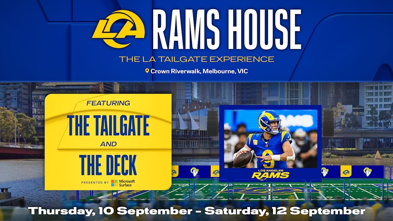 Rams map out fan and community activities for Melbourne’s first regular-season NFL game
