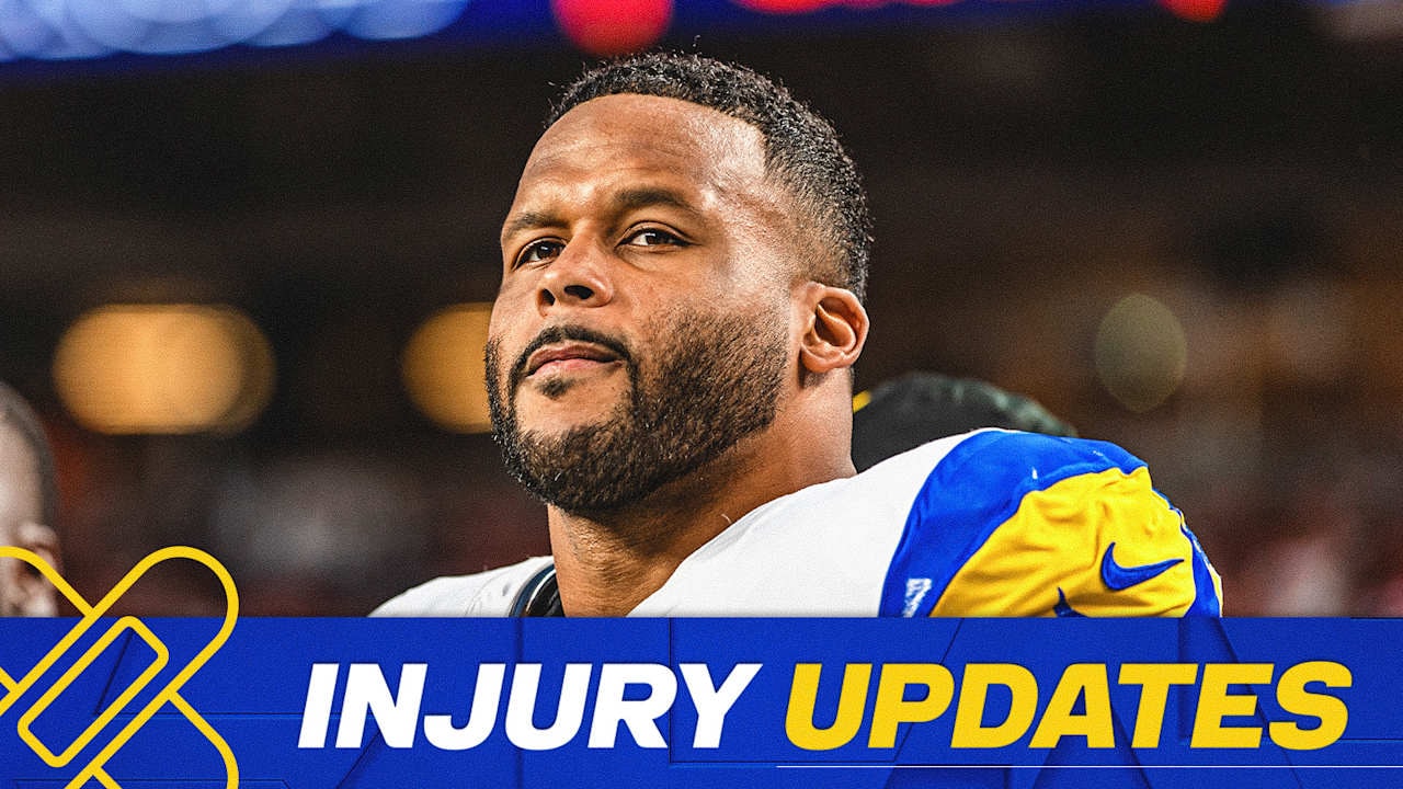 McVay: Aaron Donald, Jaylen Watson, Colby Parkinson “will be ready to go” if progress continues for Rams-Bills