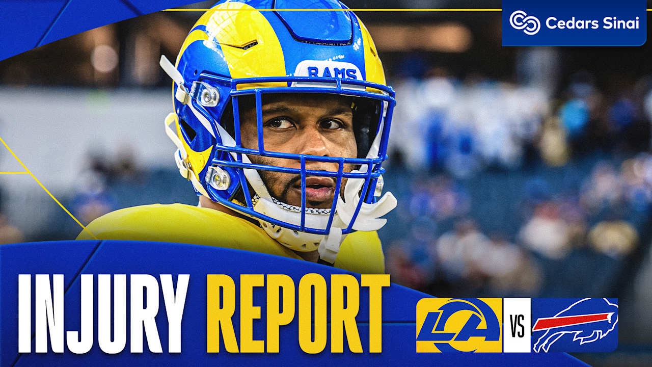 Rams clear Aaron Donald, Colby Parkinson and Jaylen Watson for Monday Night Football vs. Bills