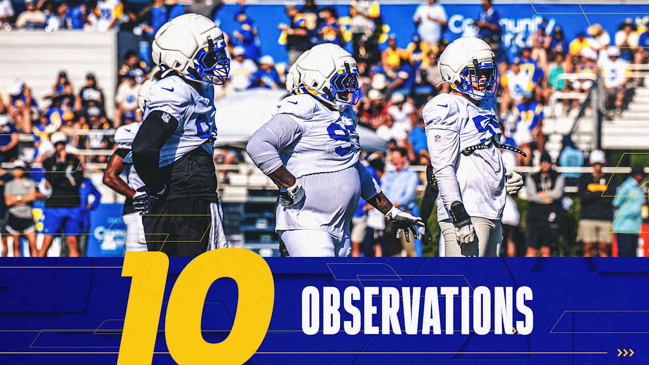 Rams Training Camp Day 5: First full-pads practice at LMU, defense answers the run-heavy script
