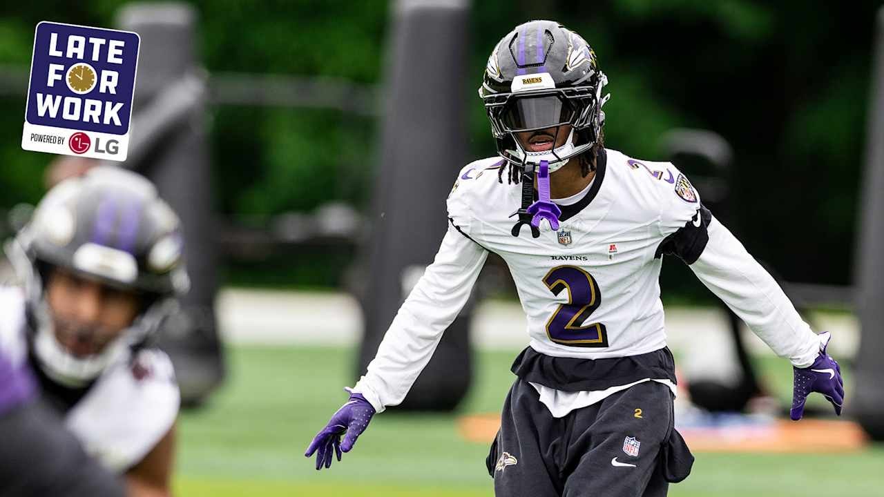 Nate Wiggins is carted off at Ravens camp, but update offers a measure of reassurance for the secondary
