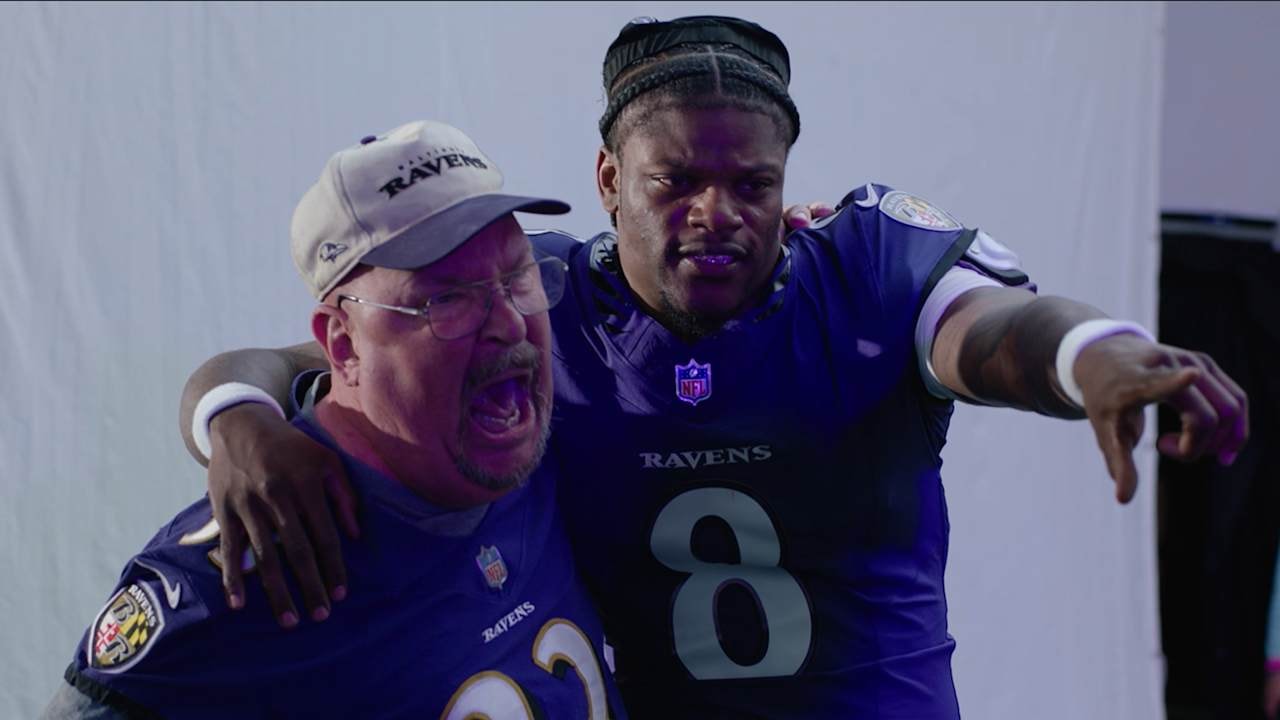 Lamar Jackson Meets “Real Fan Dan,” Explains What the R-A-V-E-N-S Chant Does for the Ravens