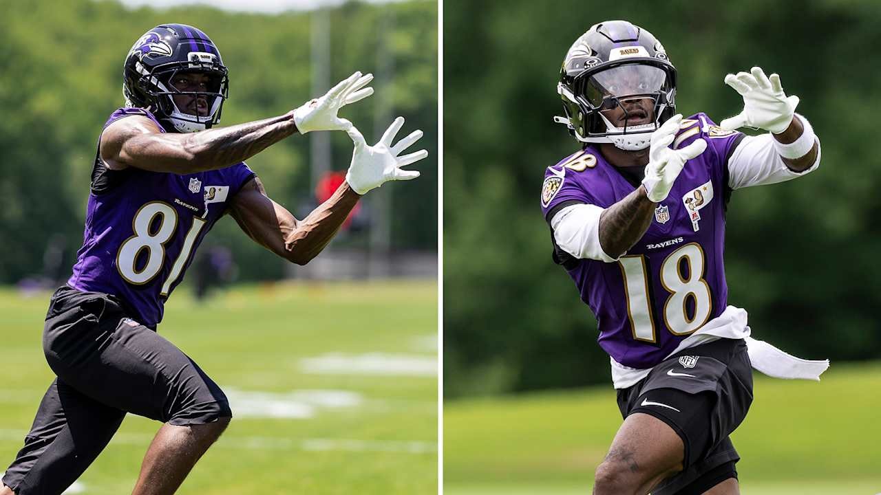 Ravens training camp puts spotlight on wide receiver depth, with Zay Flowers aiming to reshape franchise marks