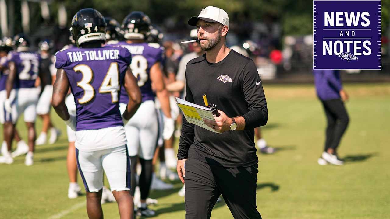 Ravens News & Notes: Declan Doyle Embraces First-Time Play-Calling Role as Center Competition Continues