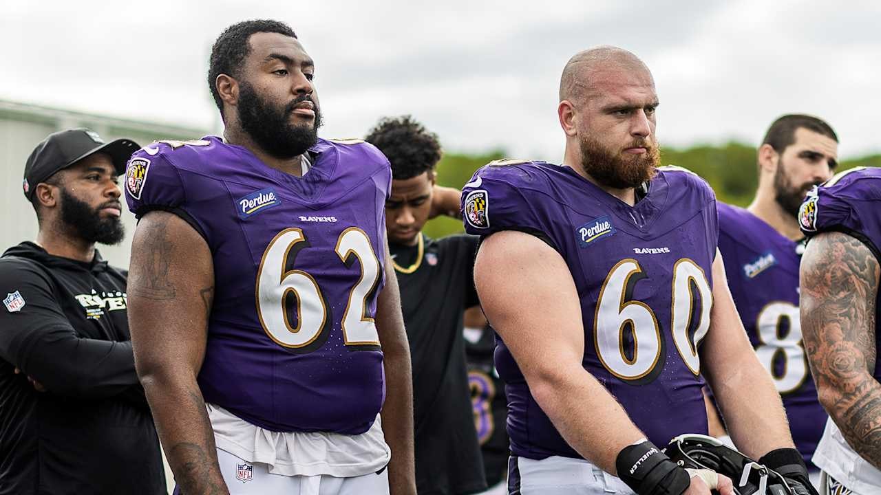 Ravens Elevate Chuma Edoga and Kyle Hergel Ahead of Sunday Night vs. Falcons