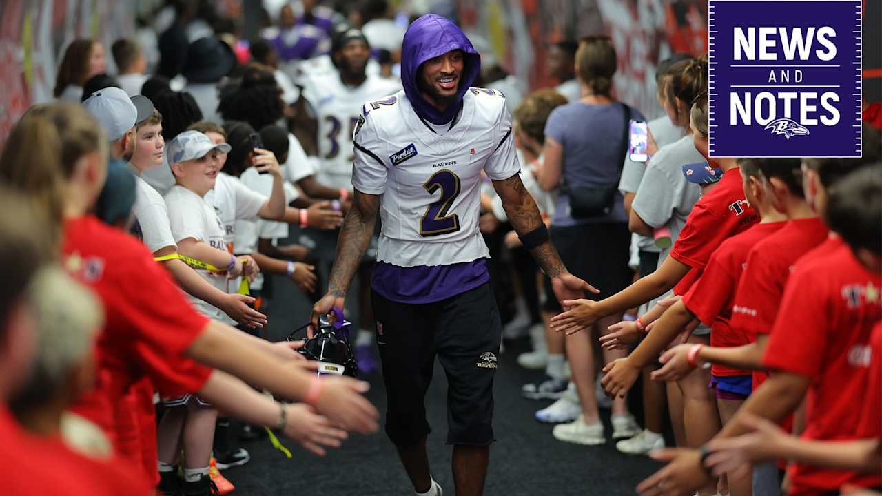 Ravens draw 20,185 at University of Maryland practice, with Lamar Jackson surprised by the crowd