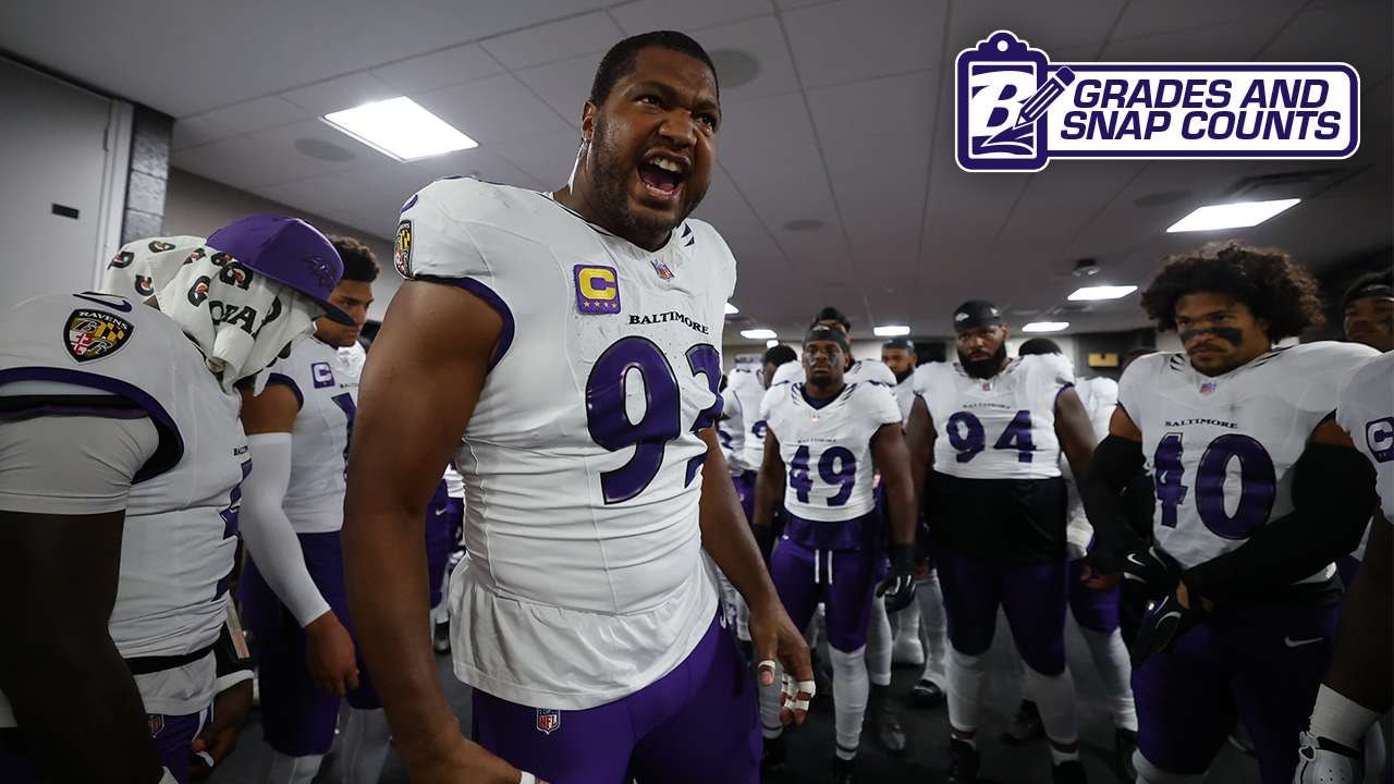 Calais Campbell’s Week-by-Week Impact, Malaki Starks’ Breakout Moment Highlight Ravens’ Grades and Snap Counts