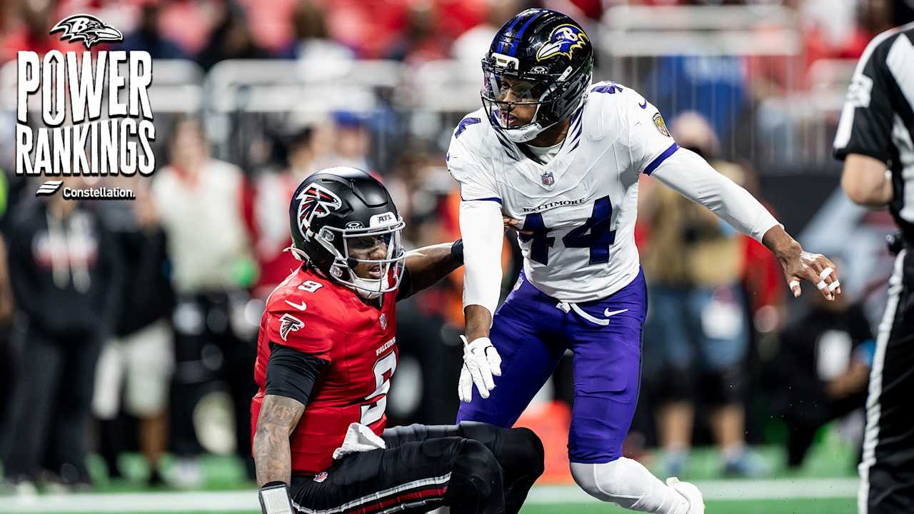 Ravens honored in NFL power rankings after overtime win at Atlanta, but spot largely unchanged