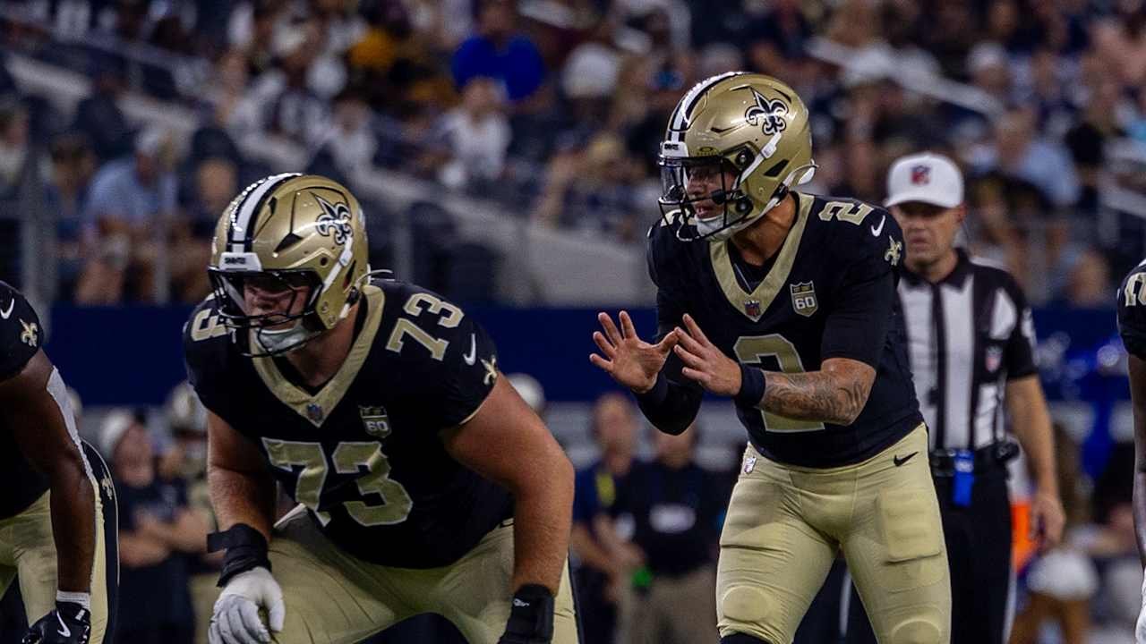Saints take a 17-9 halftime lead over Cowboys in preseason finale as Rattler scores