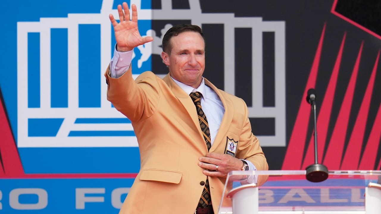 Drew Brees becomes New Orleans’ first first-ballot Pro Football Hall of Famer