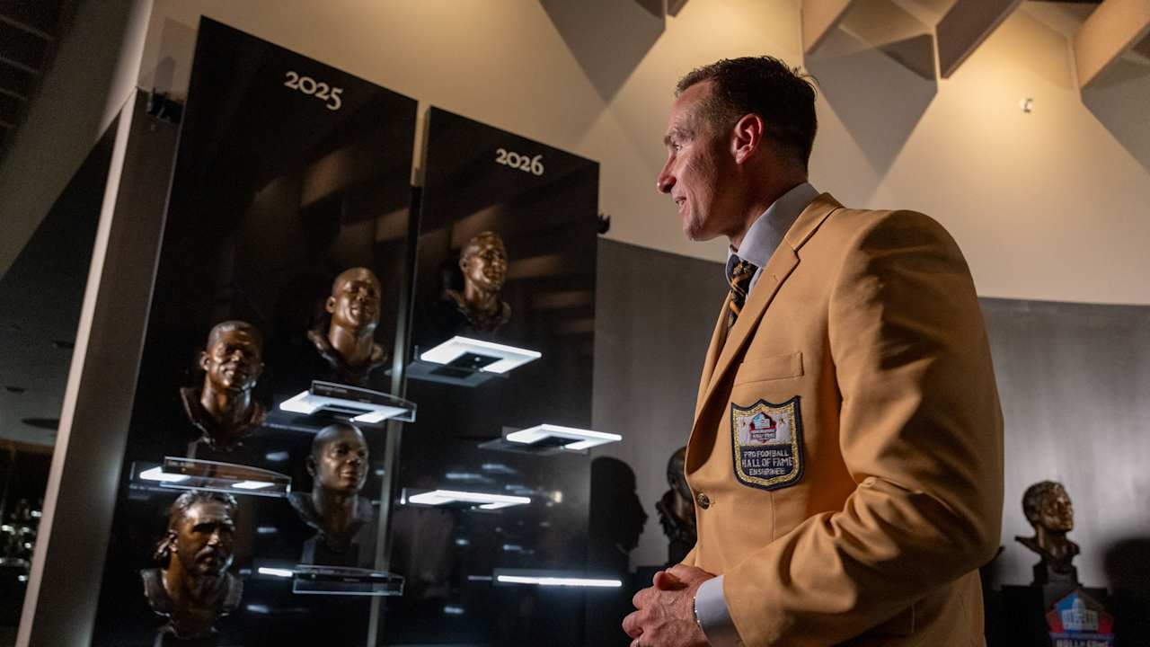 Drew Brees honors New Orleans and the Saints, expressing gratitude during Pro Football Hall of Fame induction
