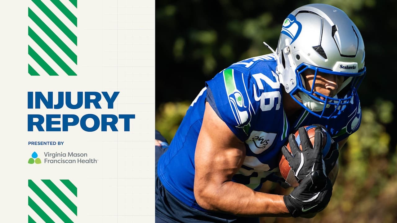 Week 7 Injury Report: Seahawks’ Charbonnet back on full practice; Bradford and several key starters still working