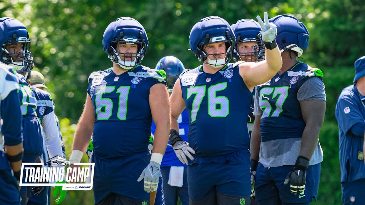 Seahawks bank on offensive line continuity as they set the tone for 2026 camp