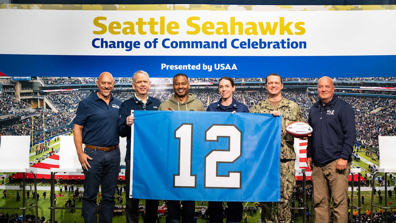 Seahawks Mark 15th Annual Change of Command, Hosting Coast Guard Personnel from Whidbey Island