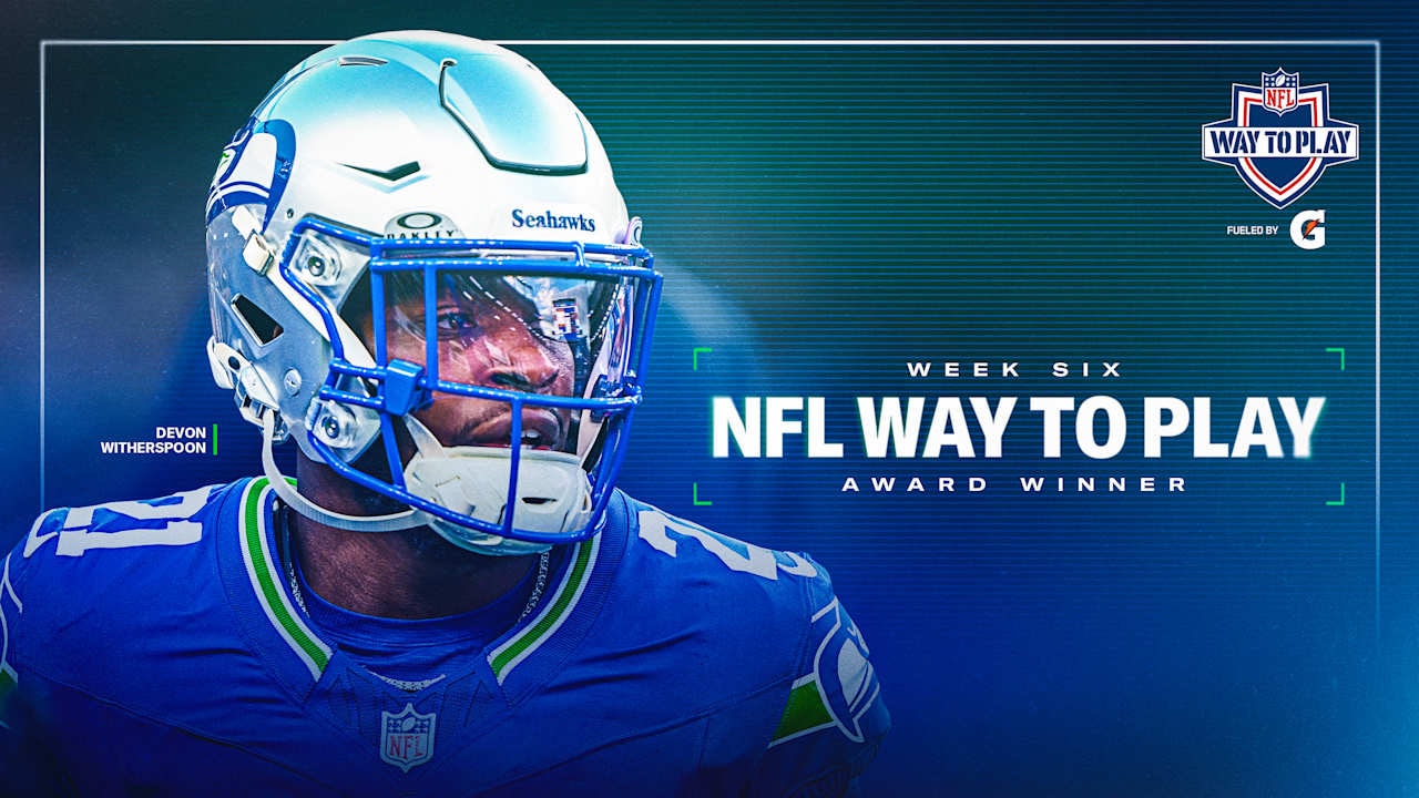 Devon Witherspoon wins NFL Week 6 Way to Play award after Broncos coverage