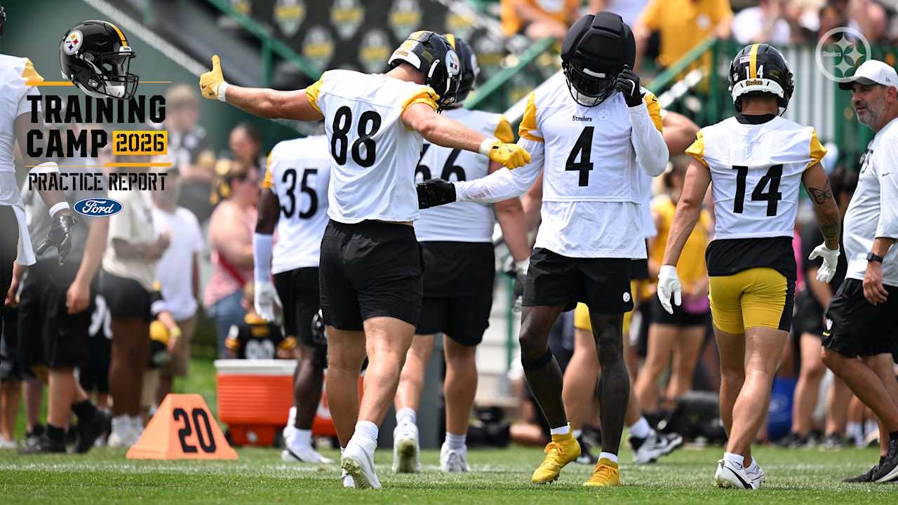 Training camp report: Rodgers connects with Freiermuth to cap another Steelers 2-minute drill