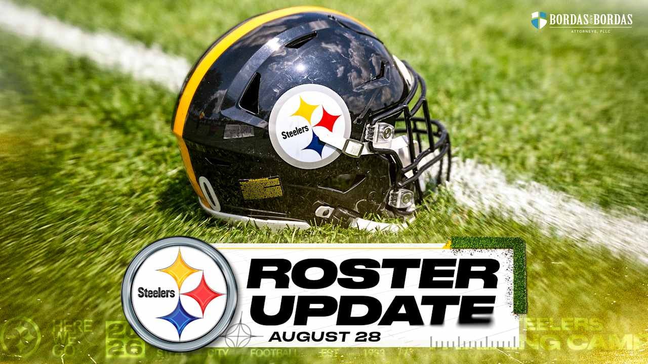 Steelers begin first round of roster adjustments as deadline to set 53-man squad approaches