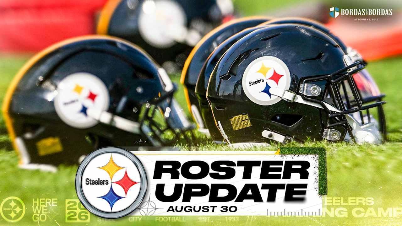 Steelers finalize roster trim, reach the NFL’s mandatory 53-man limit by deadline