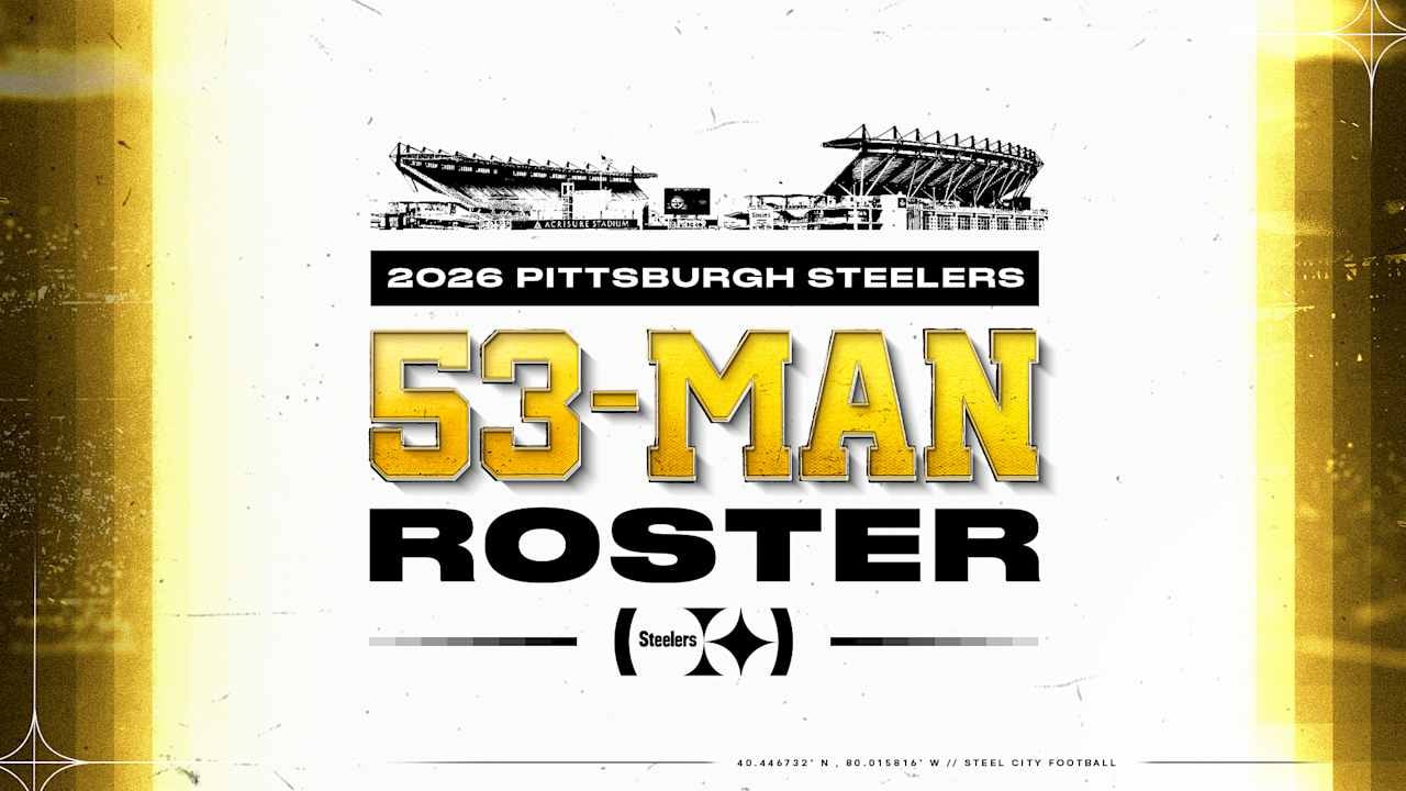 Steelers set initial 53-man roster for the 2026 season, with position-by-position breakdown now released