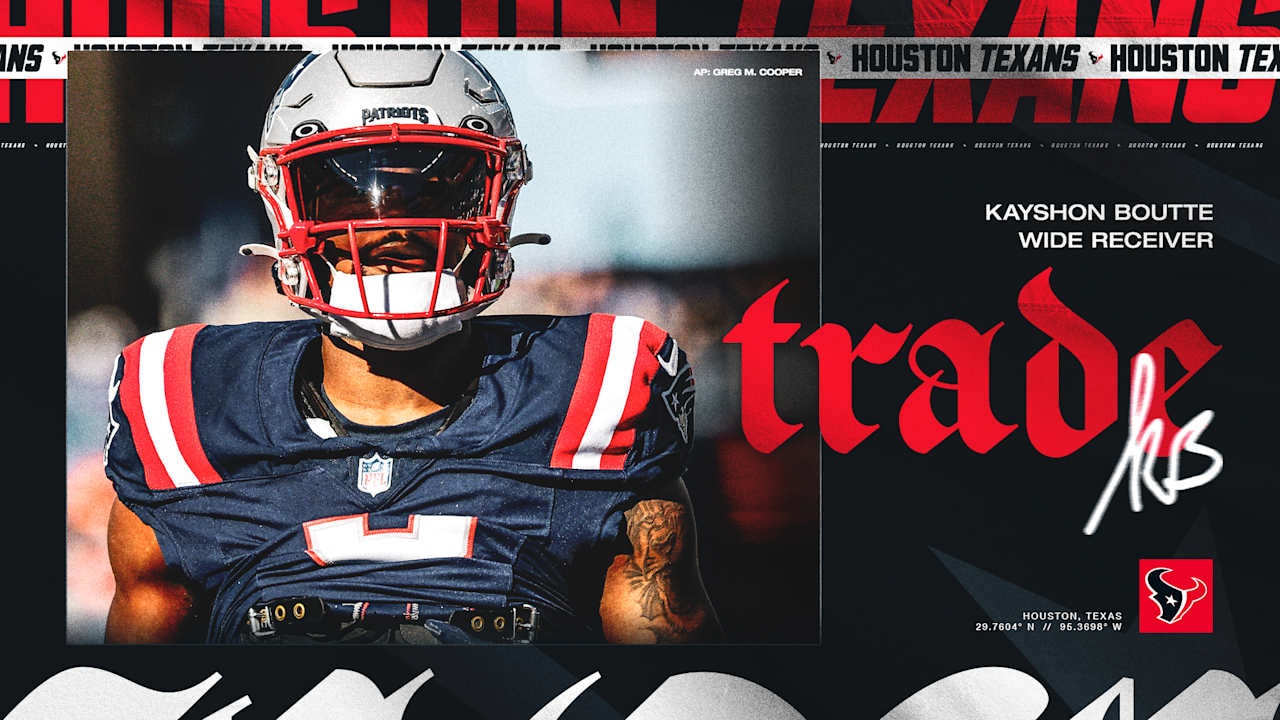 Texans complete trade acquisition from Patriots in roster move, per team transactions list