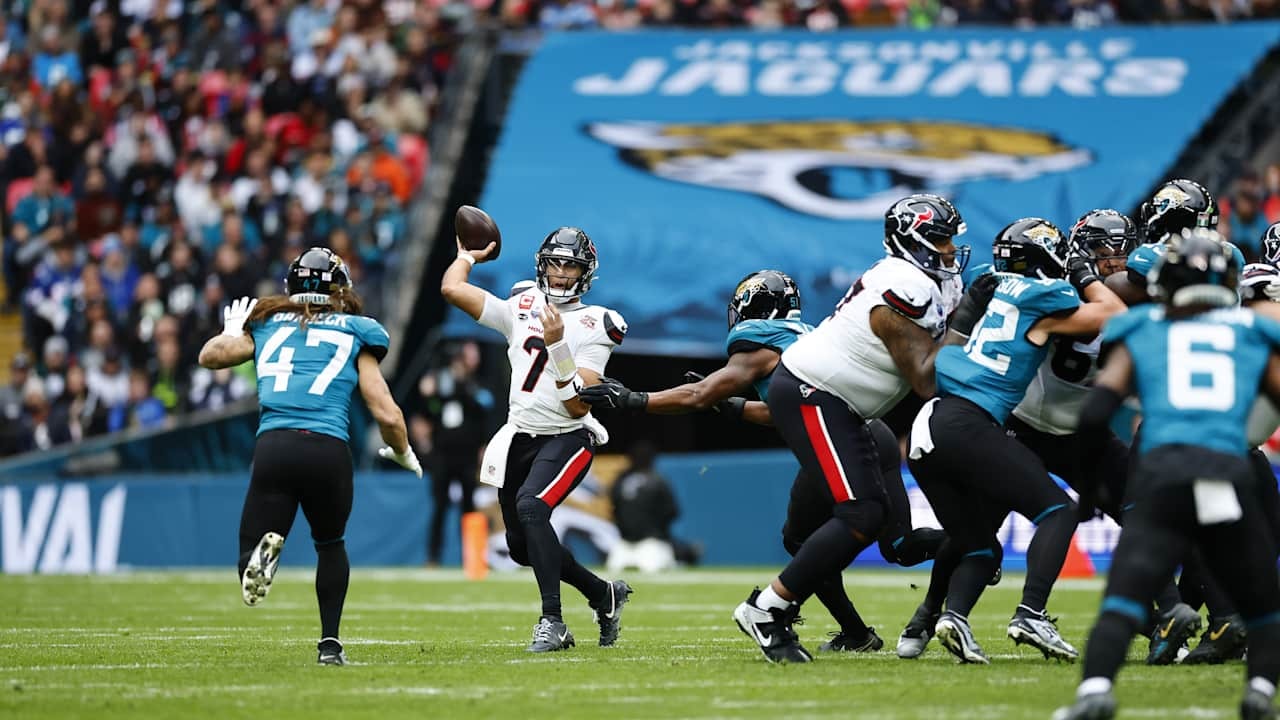 Stroud’s London surge helped Texans cash in on multiple standouts, beating Jaguars 34-31 at Wembley