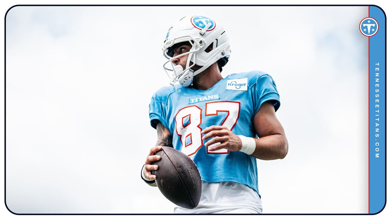 Titans WR Xavier Restrepo enters Year 2 of training camp focused on proving he belongs
