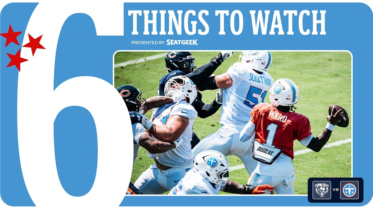 Titans Set for Preseason Finale at Nissan Stadium vs. Bears on Saturday Night