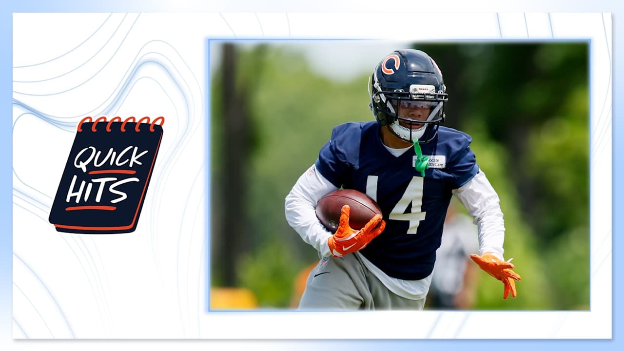 Ben Johnson points to Kalif Raymond’s vertical burst as a key piece of Bears’ offense