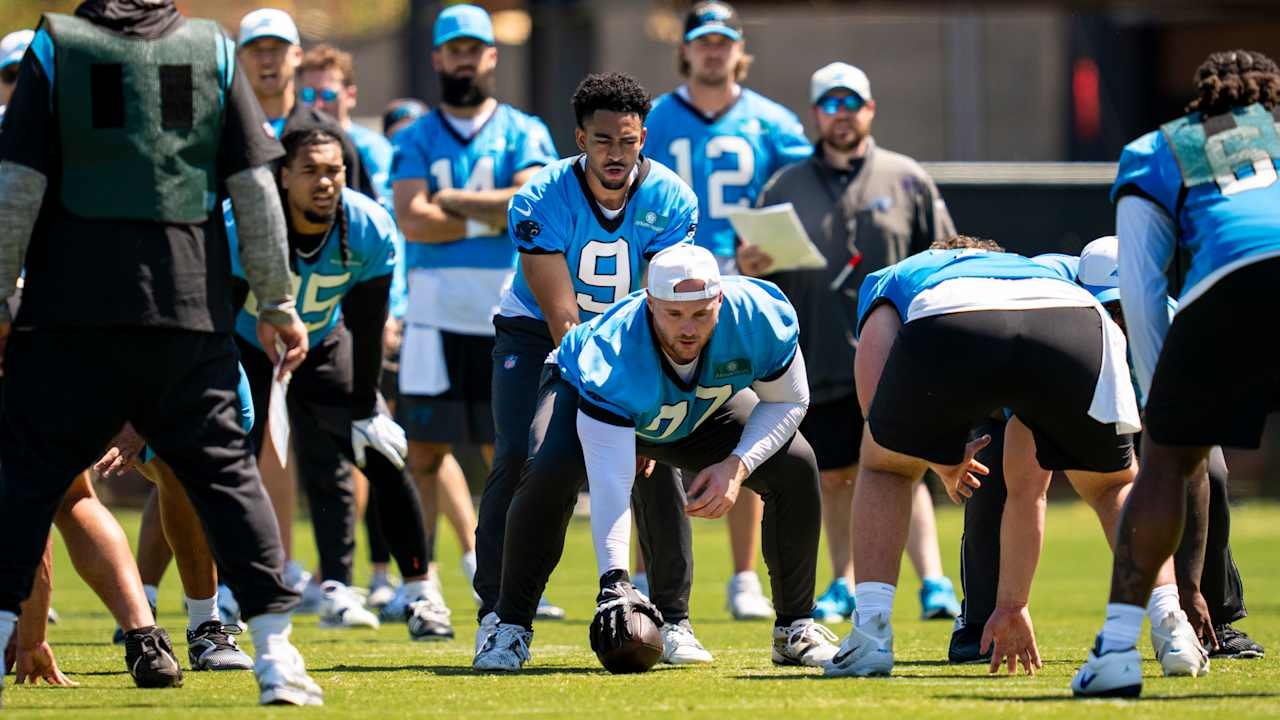 Bryce Young and Luke Fortner focus on timing and chemistry with a new center in Carolina
