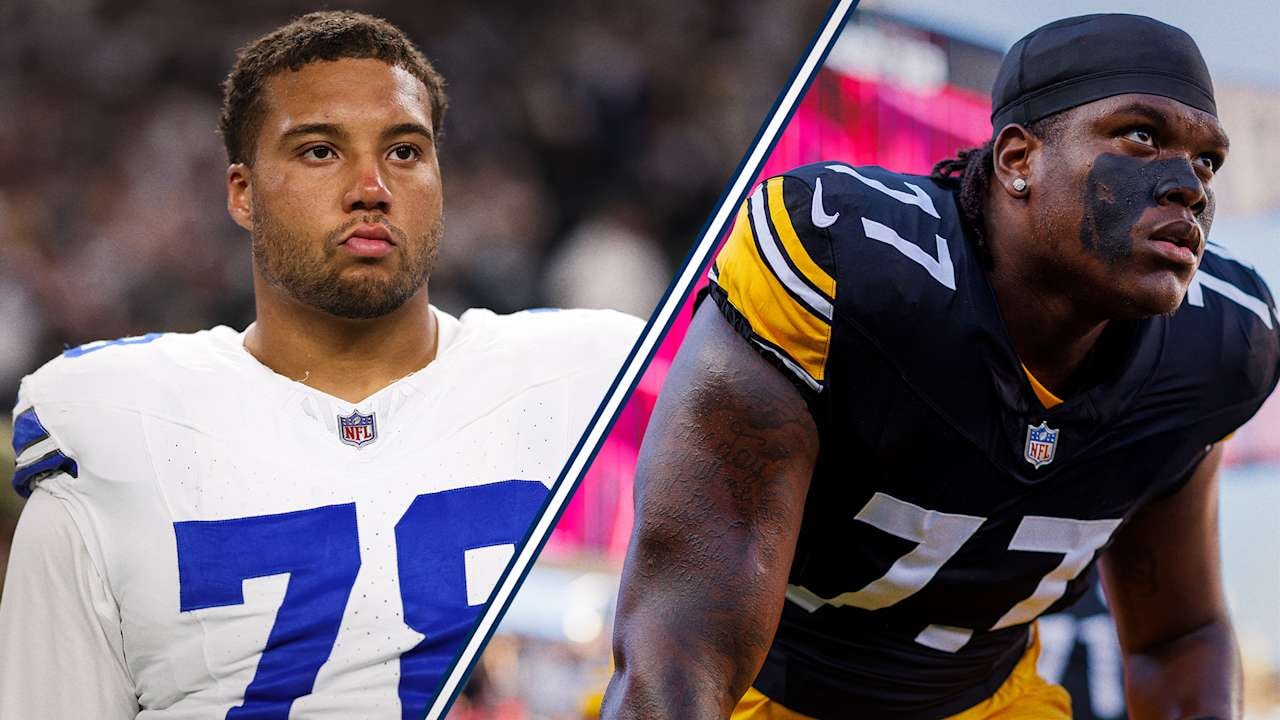 Cowboys head coach Brian Schottenheimer says Terence Steele and Broderick Jones will compete for right tackle