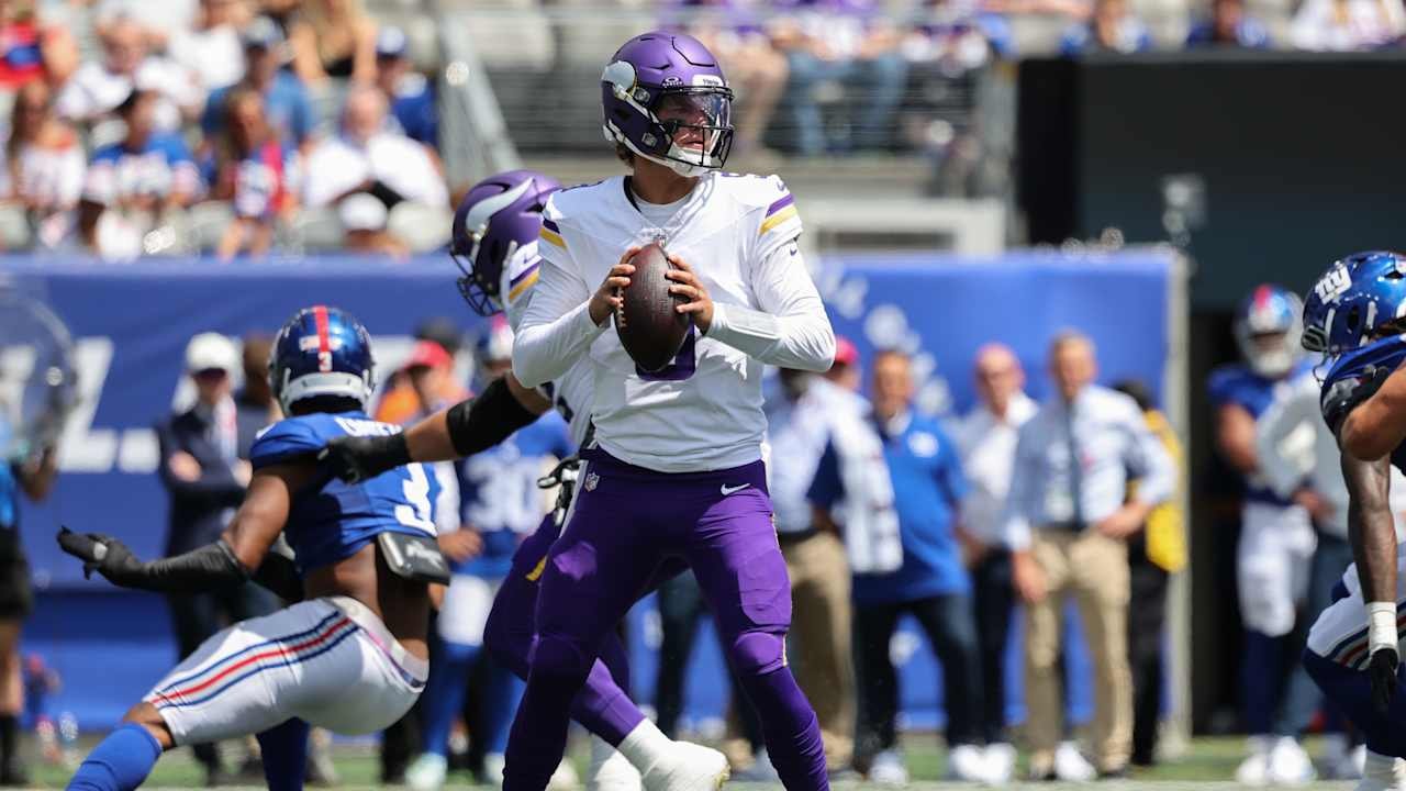 Kyler Murray Debuts for Vikings in Preseason Action as J.J. McCarthy Sees Major First-Half Work vs. Giants