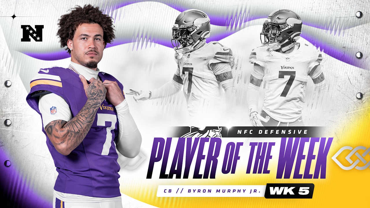 Byron Murphy, Jr. earns NFC Defensive Player of the Week honors after two-pick performance vs. Saints