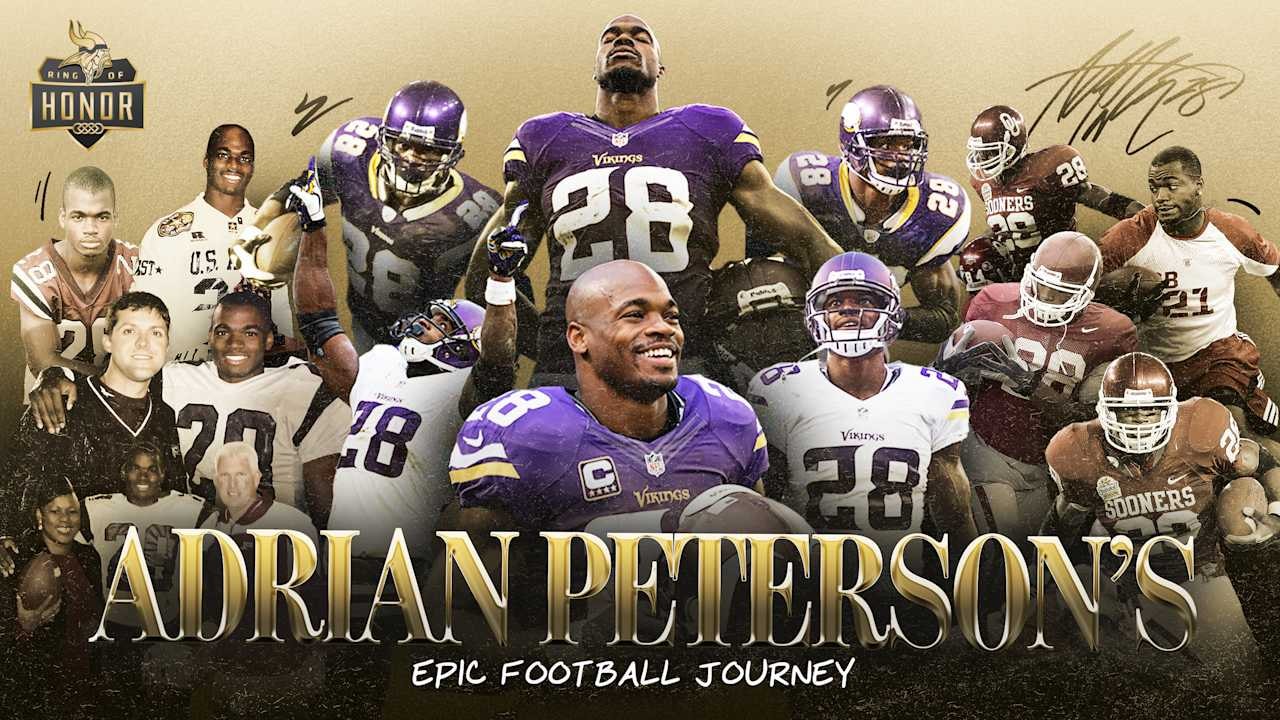 Vikings Publish Longform on Adrian Peterson’s Career, Spotlighting His Path to the Ring of Honor