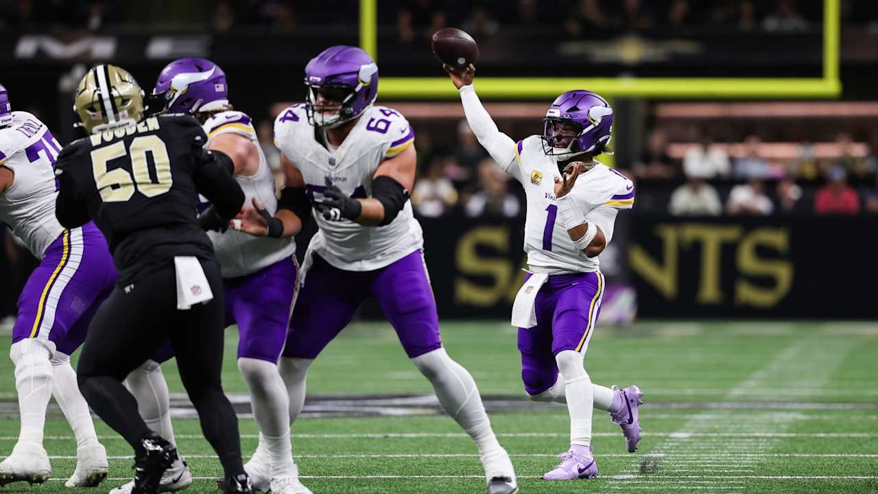 Kyler Murray Keeps It Steady, Finds Jeshaun Jones as Vikings Turn Back Saints