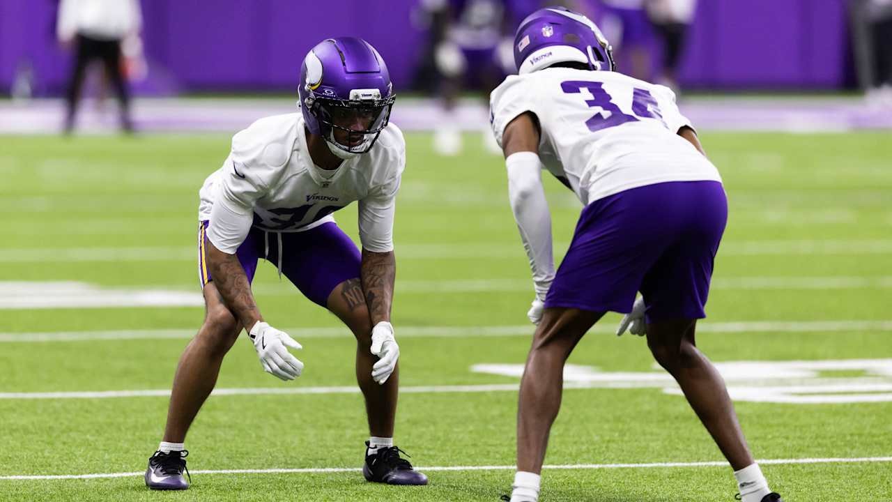Vikings close minicamp at indoor facility, with young defensive backs turning heads