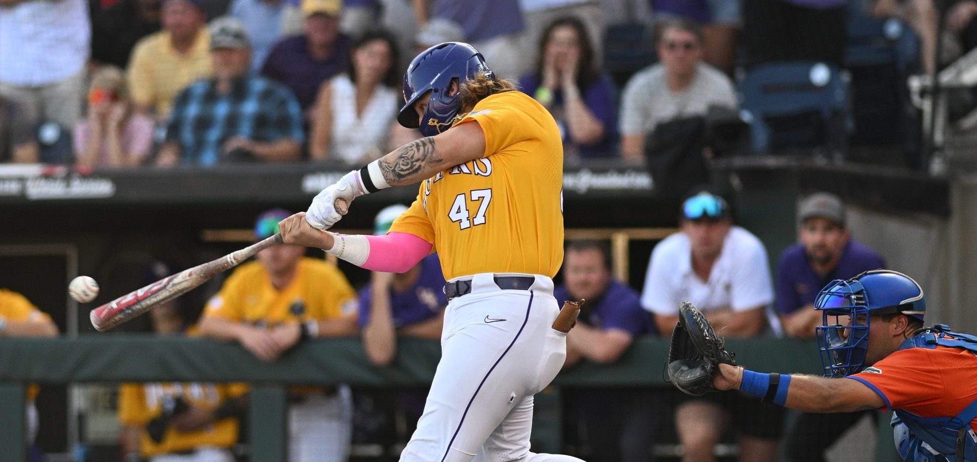Tommy White, a former LSU third baseman, called up by the Oakland Athletics and set to play this week